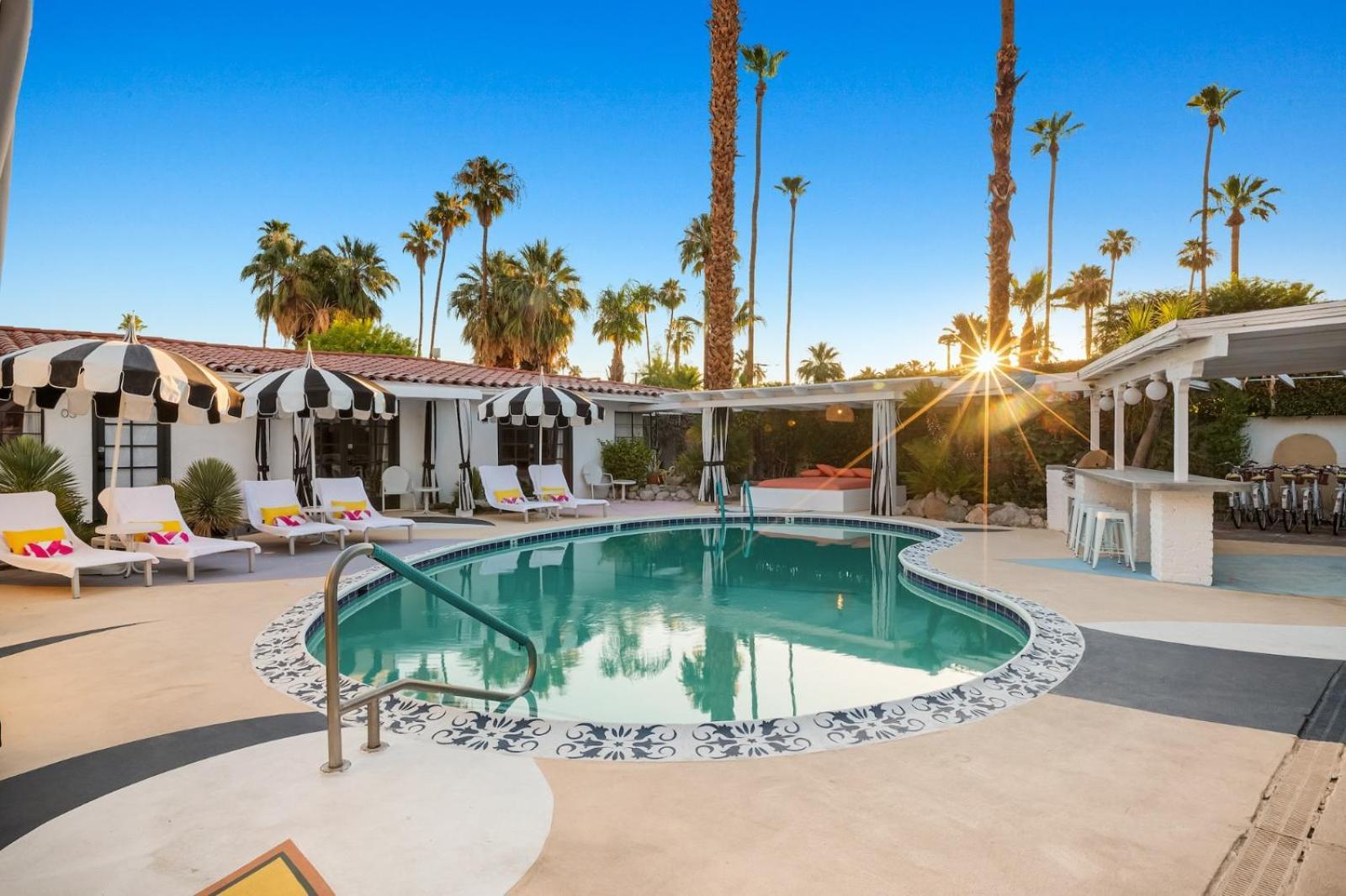 Natural Palm Springs Escape Poolside Plus Downtown Hotell Exteriör bild