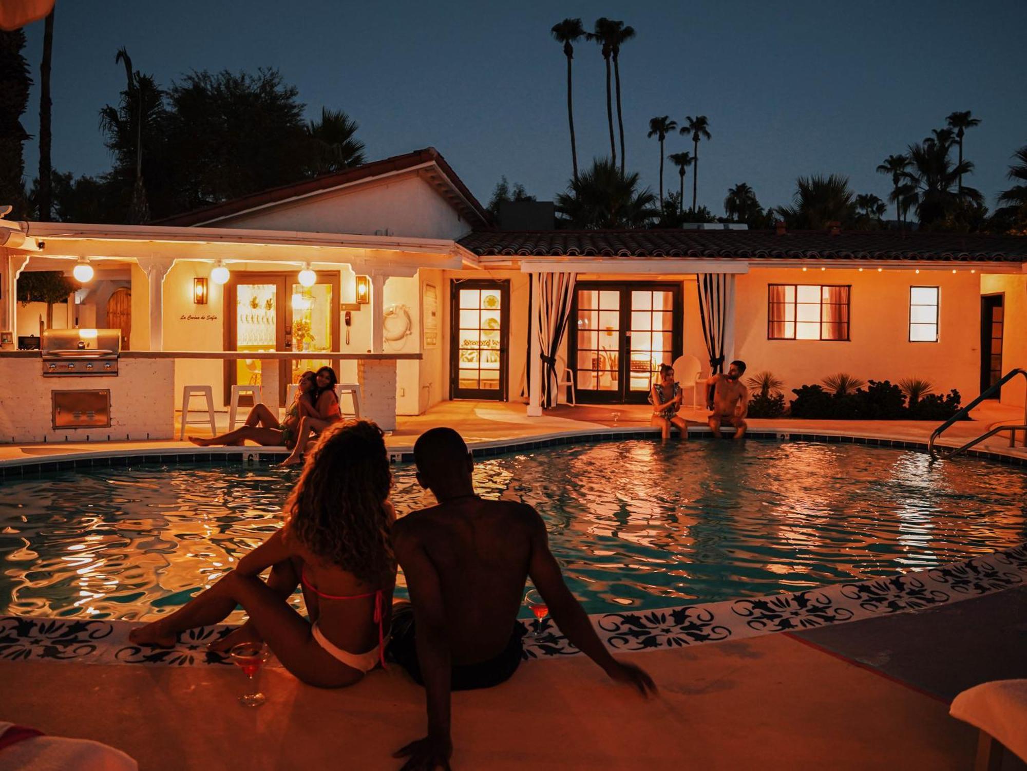 Natural Palm Springs Escape Poolside Plus Downtown Hotell Exteriör bild