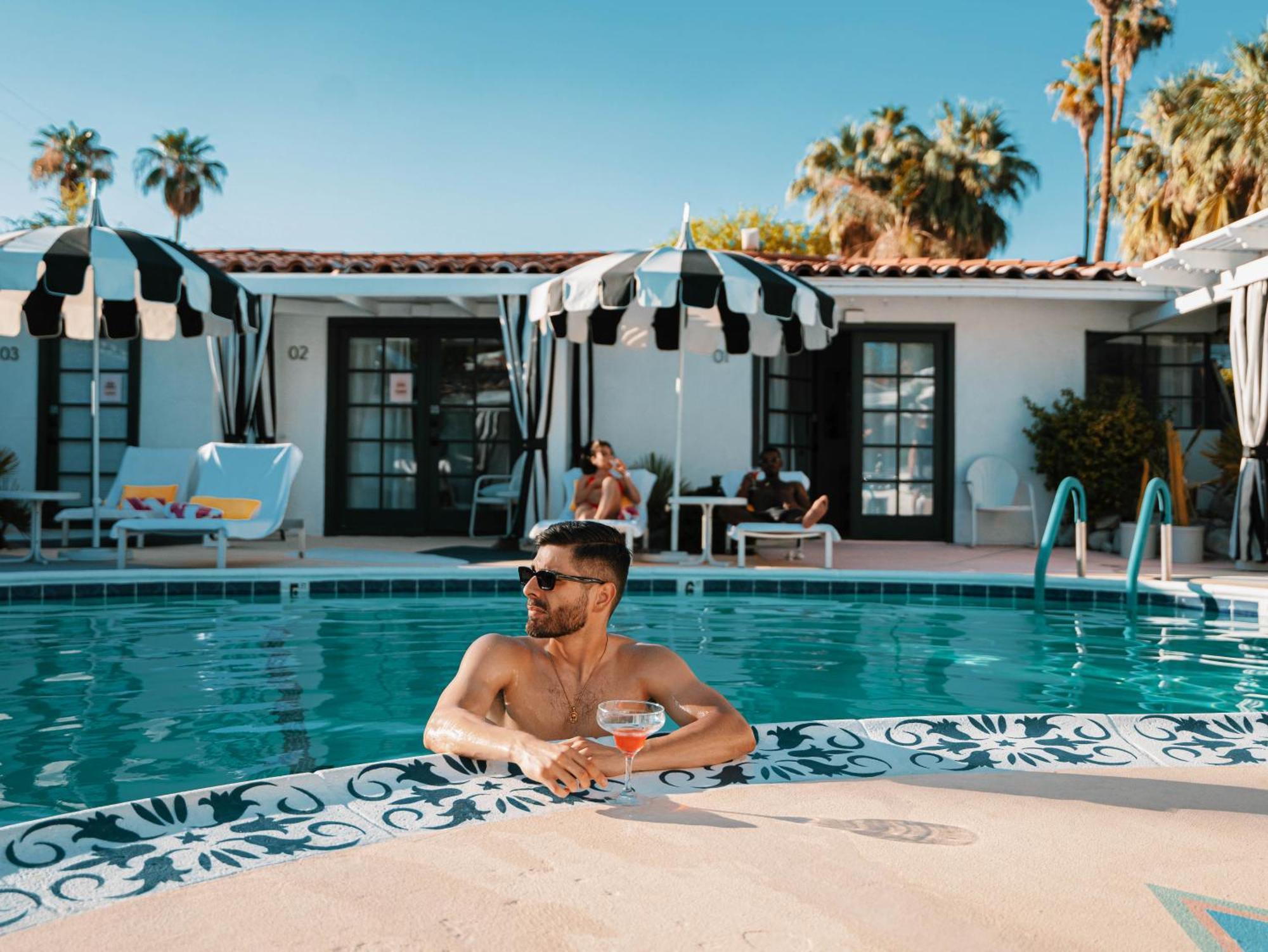 Natural Palm Springs Escape Poolside Plus Downtown Hotell Exteriör bild